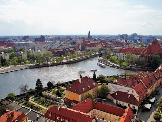 Panorama Wrocławia.