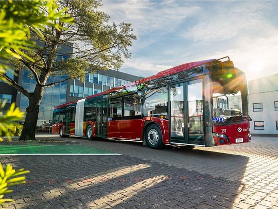 Na zdj. autobus hybrydowy.