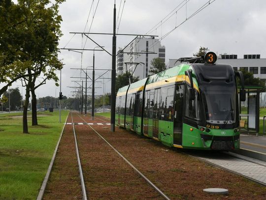 Tramwaj w Poznaniu.