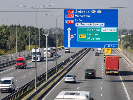 Od niedzieli zimowy ruch na A2 koło Poznania. Co czeka kierowców?