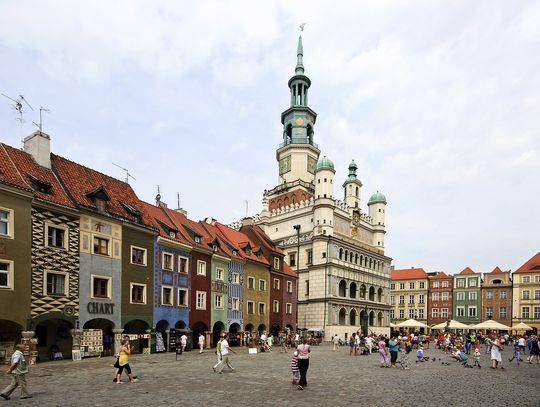 Na zdj. widzimy widok na Poznań.