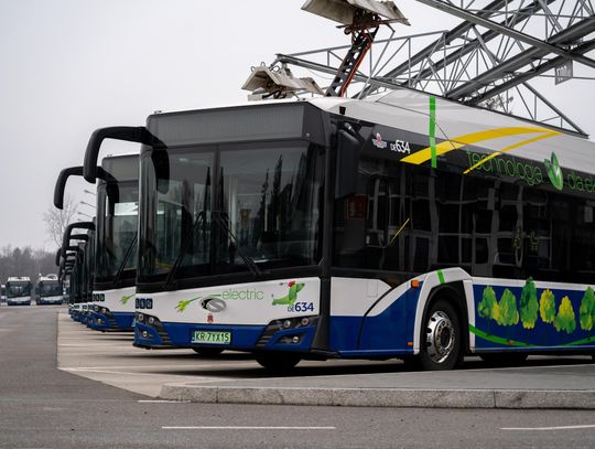 Na zdj. autobus elektryczny.