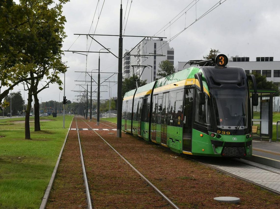 Tramwaj w Poznaniu.