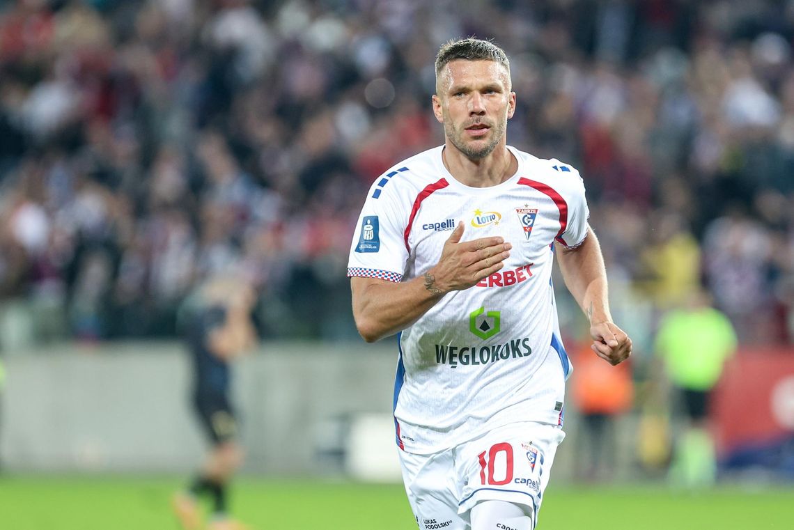 Na zdj. piłkarz Górnika Zabrze Lukas Podolski