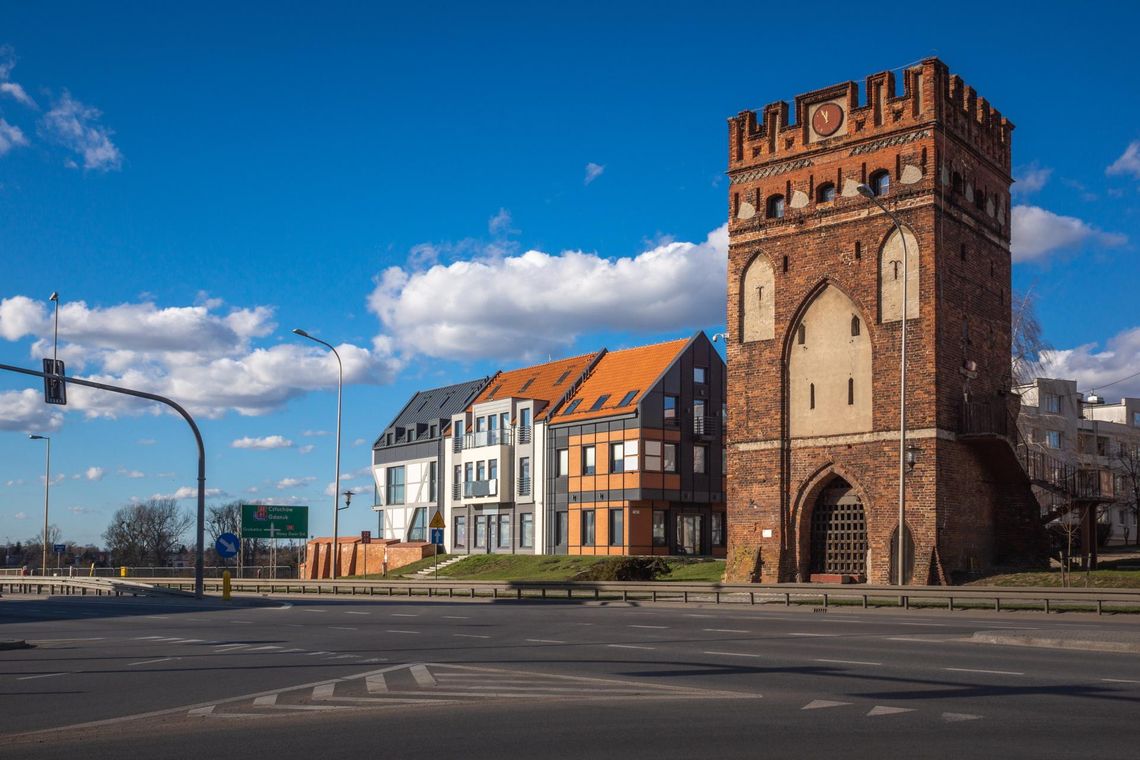 Na zdj. Brama Mariacka w Malborku