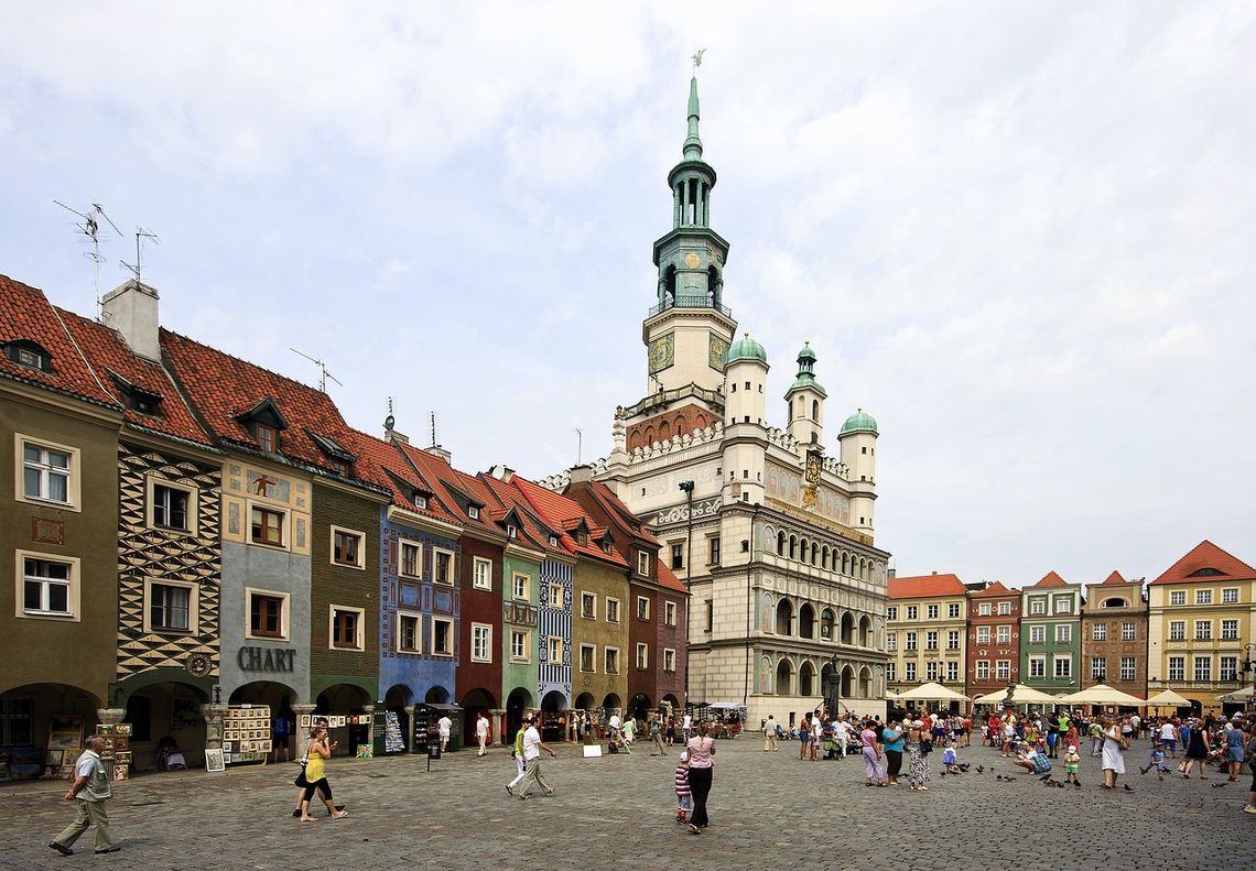 Na zdj. widzimy widok na Poznań.