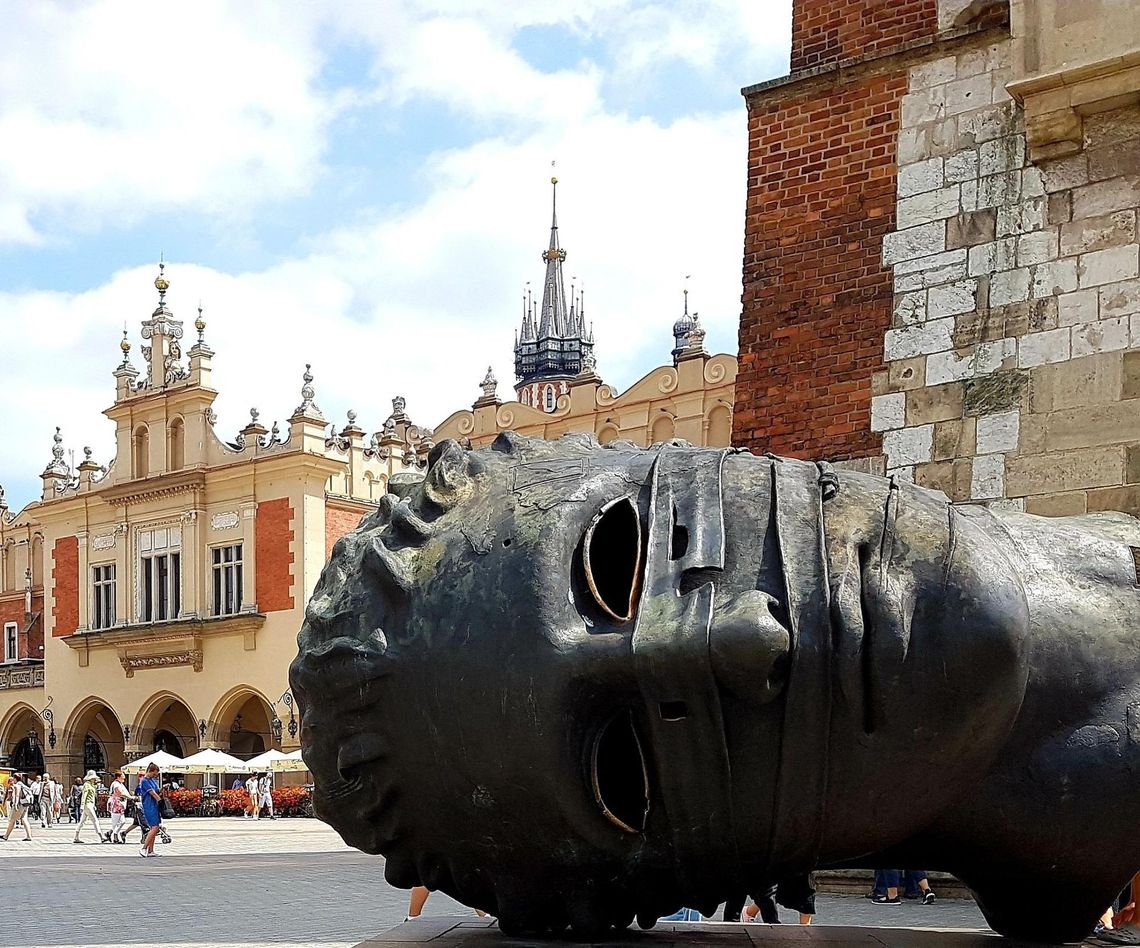 Rynek w Krakowie.