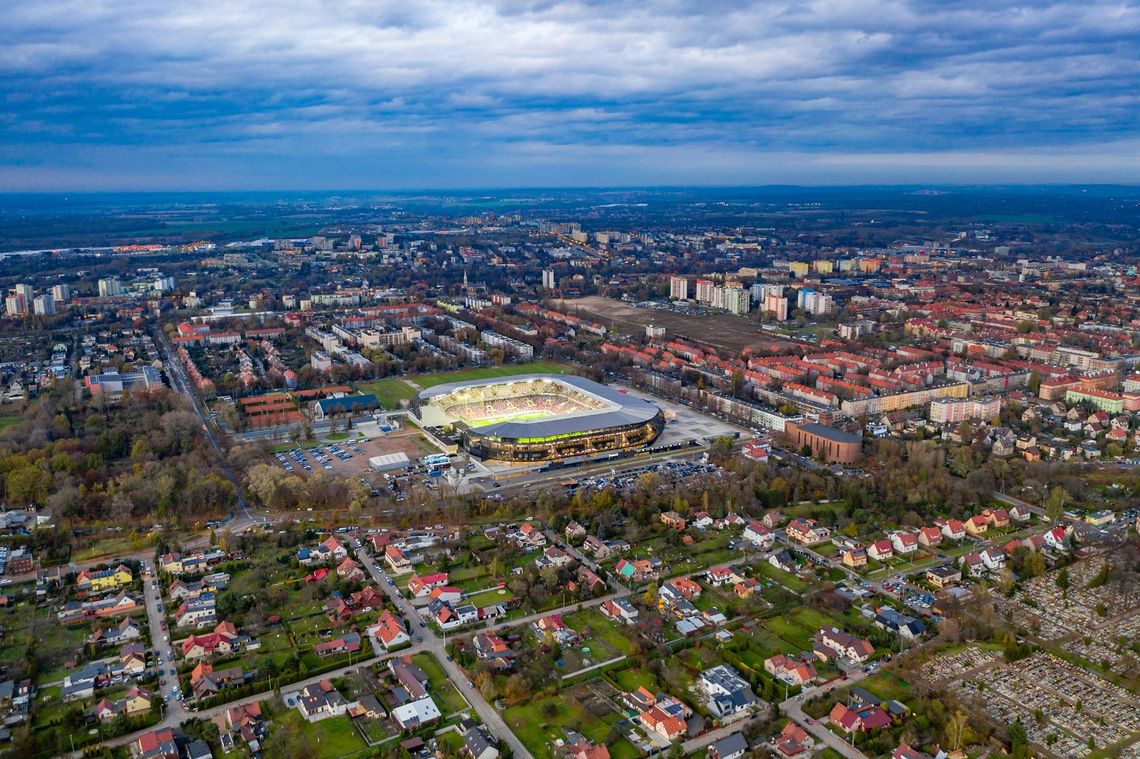 Zabrze z lotu ptaka.