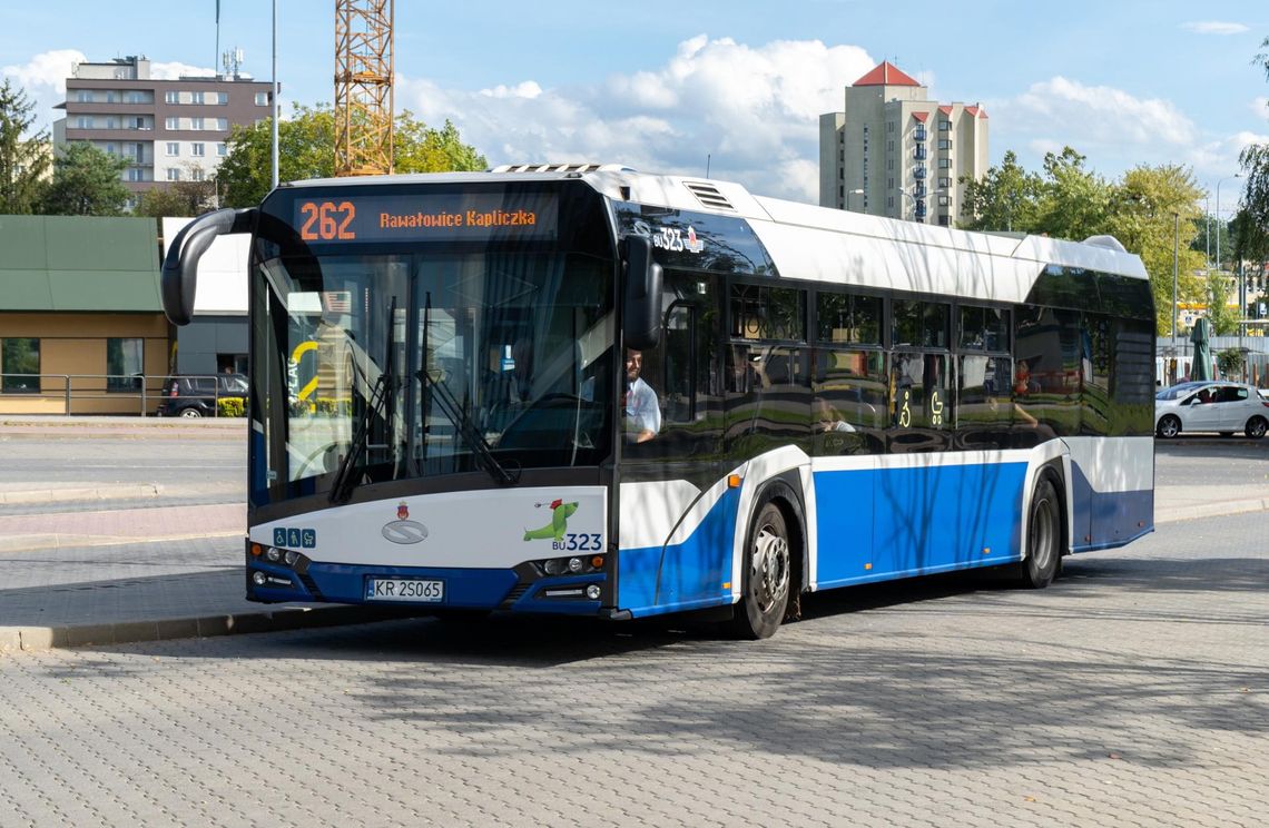 Na zdj. autobus elektryczny.